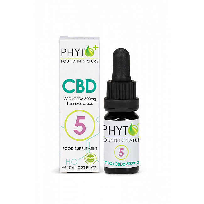 L'huile de CBD Gouttes 500mg | formule moyenne