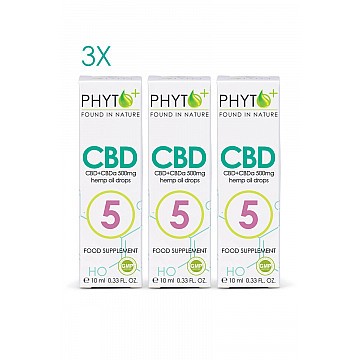 CBD olie 500mg | 30ml multipack 