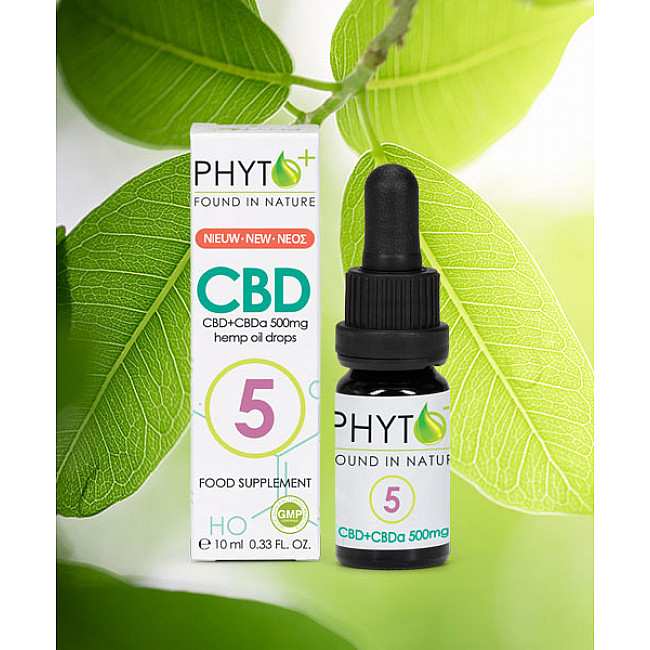 L'huile de CBD Gouttes 500mg | formule moyenne