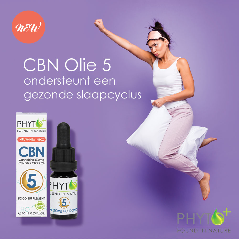 CBN Olie 5% ondersteunt een gezonde slaapcyclus