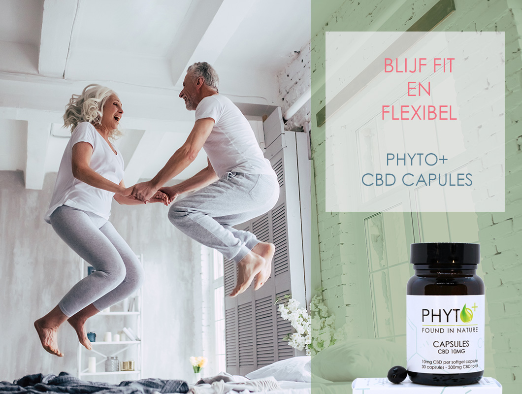Blijf fit en flexibel met CBD olie capsules van Phyto Plus