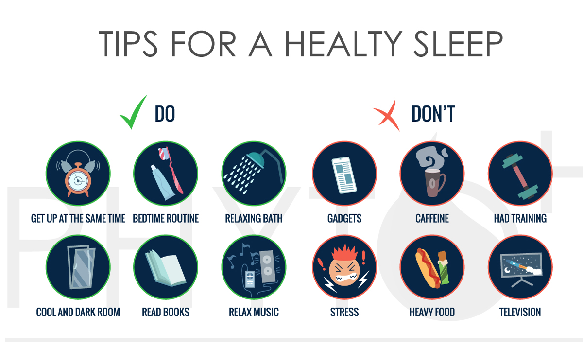Do's en Dont's (tips!) voor een gezonde slaaproutine