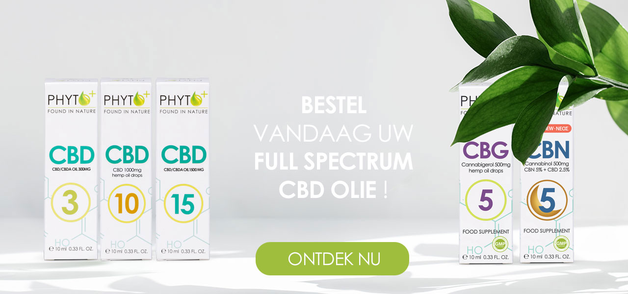 Producten Full spectrum CBD olie van PHYTO+