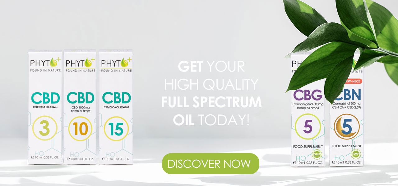 Óleos de CBD de alta qualidade da PHYTO+