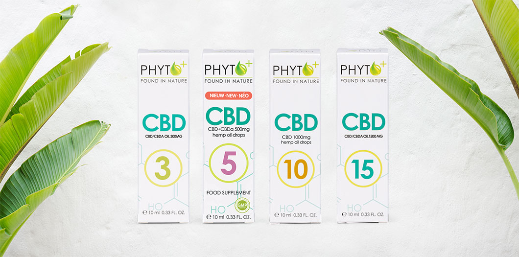 Full spectrum CBD oliën van Phyto Plus in verschillende concentraties